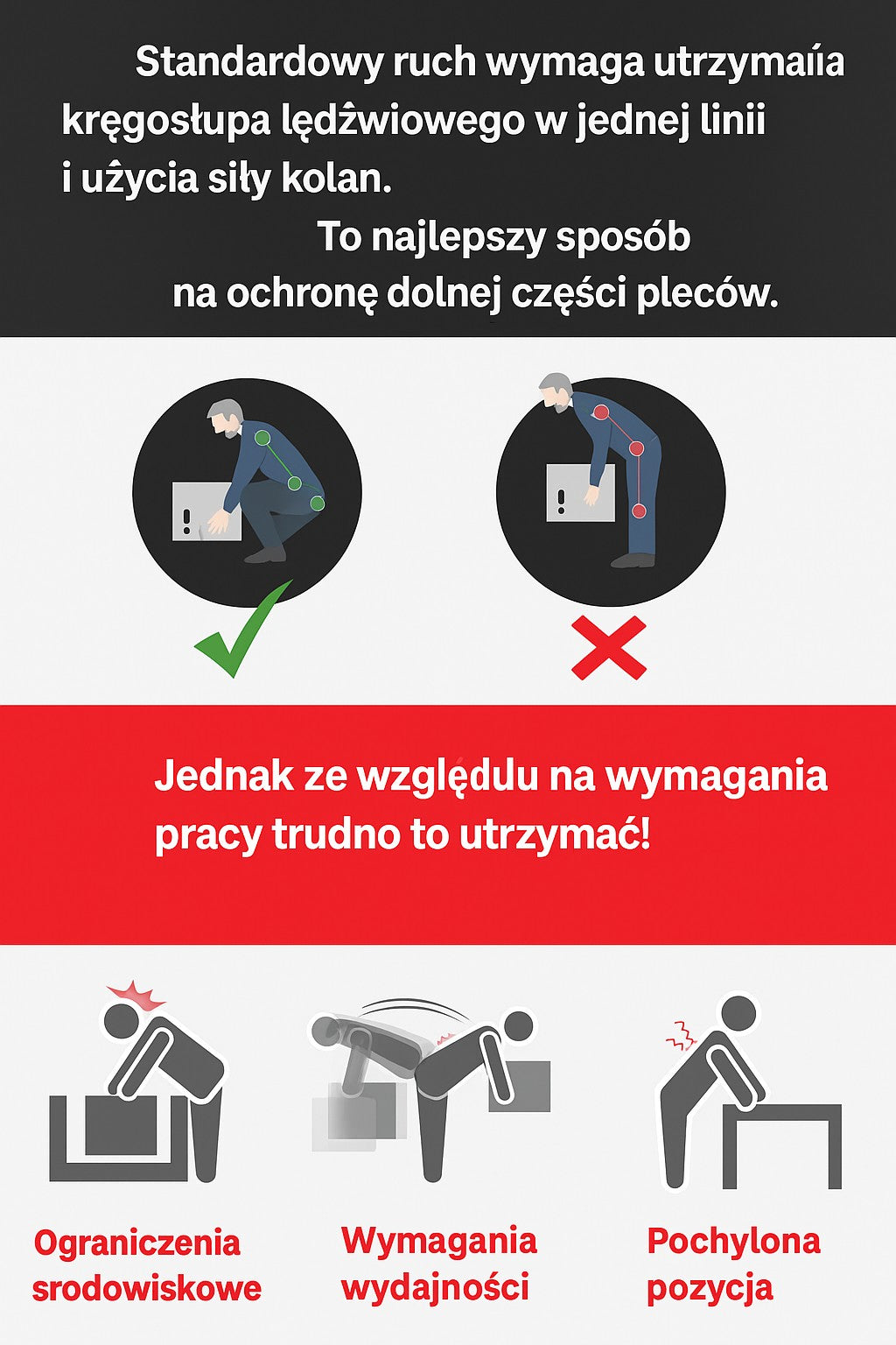 Egzoszkielet do noszenia ciężarów