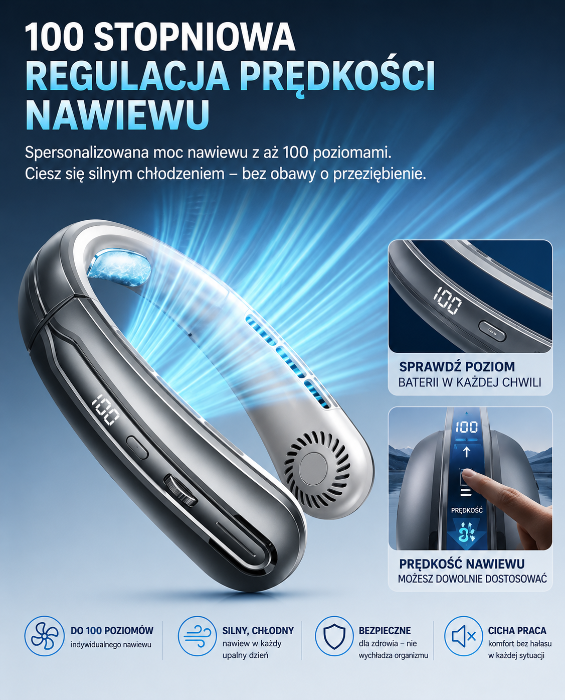 Przenośny klimatyzator osobisty