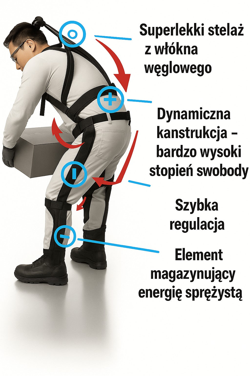 Egzoszkielet do noszenia ciężarów