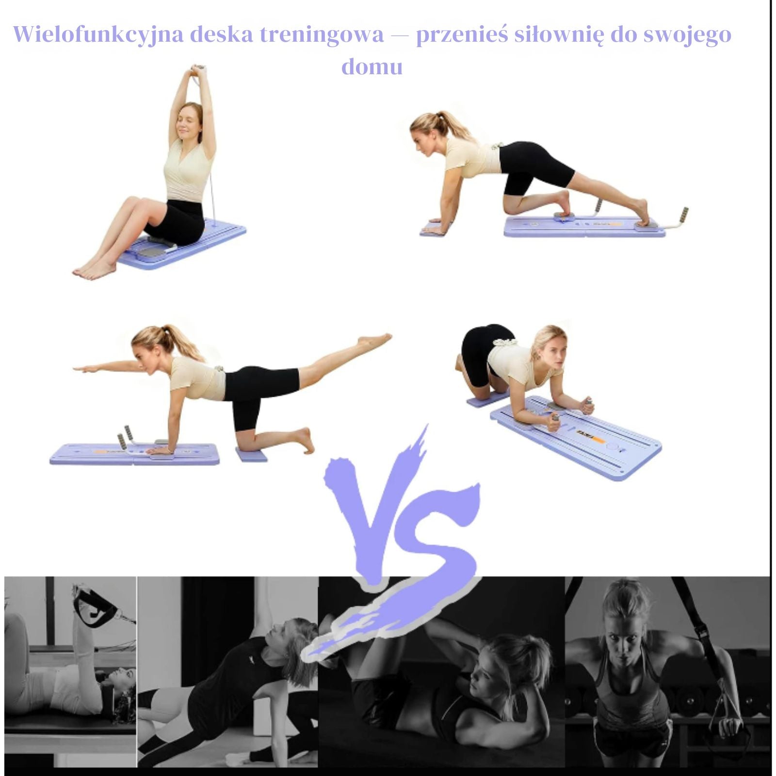 Wielofunkcyjna deska do ćwiczeń