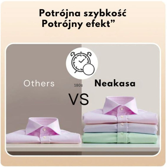 Parownica do Ubrań Neakasa Magic z Odsysaniem Pary Steamer 2w1