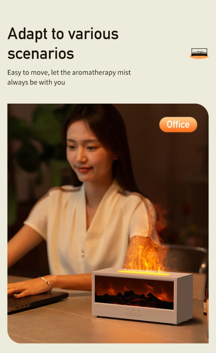 Dyfuzor zapachowy kominek elektryczny 3D Flame