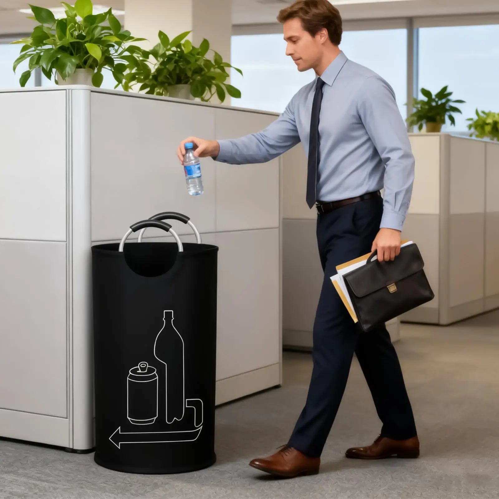 Duży worek na recykling