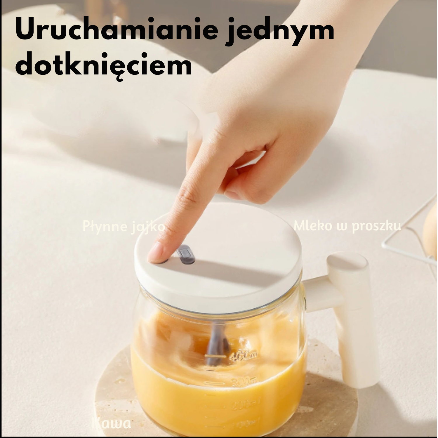 Elektryczny Kubek Mieszający z Funkcją Ładowania