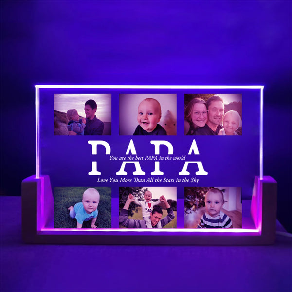 Lampa Foto LED Personalizowana Nocna