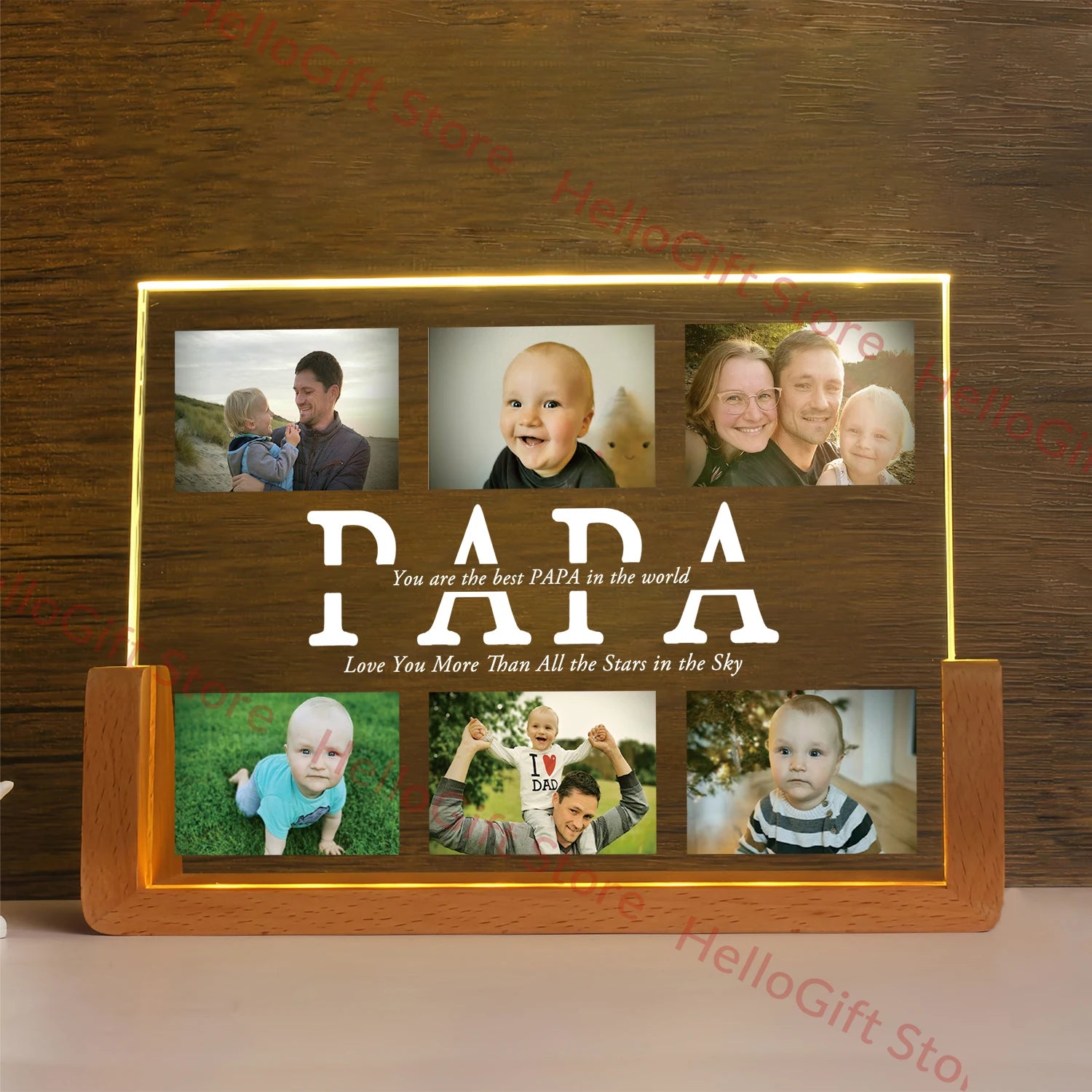 Lampa Foto LED Personalizowana Nocna