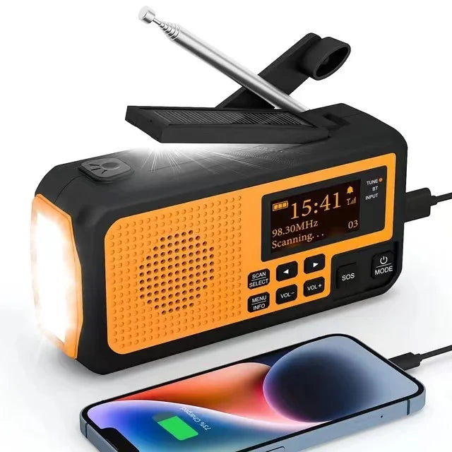 Radio Ratunkowe Solarne Crank